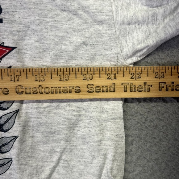 Vintage Chicago Bulls Shirt Mens XL Gray Salem Sportswear NBA 1992 World Champs - Picture 6 of 7